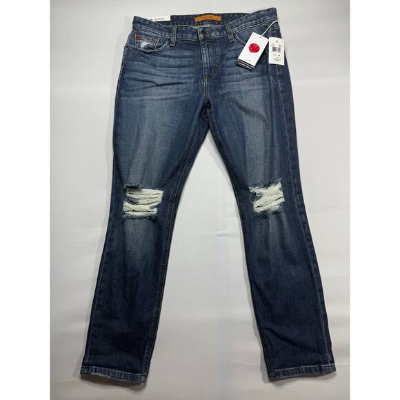 NWT Joe's Jeans Women's The Billie Boyfriend Slim Crop Jeans - Size 28 (31x27) - Picture 1 of 6